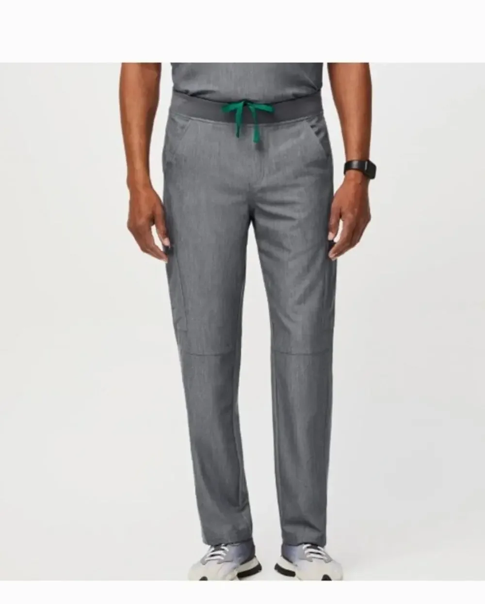 Figs Axim Scrub Pants T2001S Grey Cargo 4 Pockets PO 1602 Nurse Men's Medium